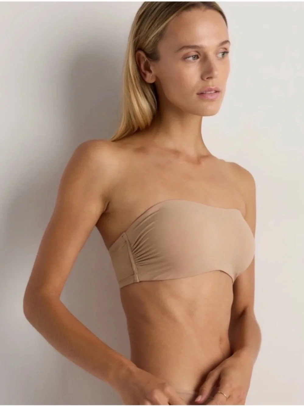 Quince Nude Bandeau Bralette with Removable Straps X-Large 458